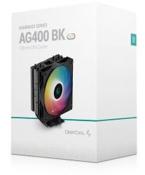Кулер для процессора Deepcool AG400 BK ARGB, алюминий, 1x120 мм, для Intel 115x/1200/1700/775, AMD AMx/FMx - Картинка 6