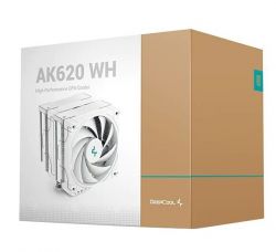   Deepcool AK620 White, 2x120 , Intel LGA2066/2011-v3/2011/1700/1200/1151/1150/1155/AMD AM4/AM5, 260W -  5