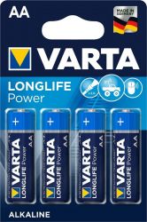  AA (LR6), , Varta Longlife Power, 4 , 1.5V, Blister (04906121414) -  1