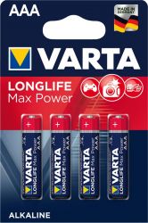  AAA (LR03), , Varta Longlife Max Power, 4 , 1.5V, Blister (04703101404) -  1