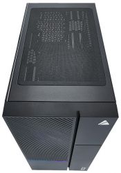 Корпус AZZA Iris 330 Black, без БЖ, Mid Tower, для ATX, 2хUSB 2.0, 1хUSB 3.0, 2x120 мм DRGB (CSAZ-330) - Картинка 3