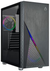  AZZA Zeno ARGB Black,  , Mid Tower,  ATX / Micro ATX / Mini ITX, 2USB 2.0, 1USB 3.0, 2x120  RGB (CSAZ-350)