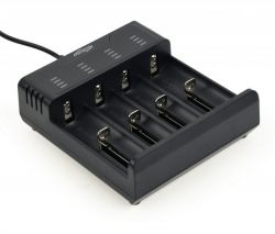   Energenie BC-USB-02, AAA/R03, AA/R6, 10440, 14500, 14650, 16340, 17500, 17670, 18350, 18500, 18650, 18700