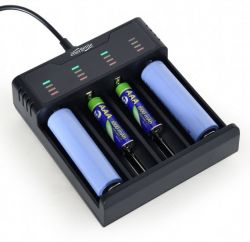   Energenie BC-USB-02, AAA/R03, AA/R6, 10440, 14500, 14650, 16340, 17500, 17670, 18350, 18500, 18650, 18700 -  3