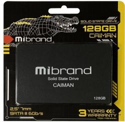 SSD  Mibrand Caiman 128Gb SATA3 2.5" 3D TLC (MI2.5SSD/CA128GBST) -  2