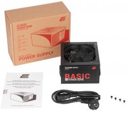 Блок питания 500 Вт, 2E Basic Power, Black, ATX, Active PFC, 120 мм, 3xMolex / 4xSATA / 2xPCI-E 6+2-pin / 1xMB 20+4-pin / 1xCPU 4+4-pin (2E-BP500-120APFC) - Картинка 4