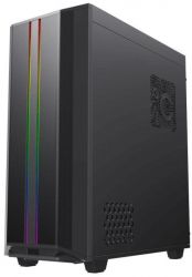 Корпус GameMax Precision Black, без БП, Mid Tower, EATX / ATX / Micro ATX / Mini ITX, 2xUSB 3.0, 1x120 мм ARGB Fan, 1xCOC Turbo Fan, 443х210х493 мм, 6.4 кг - Картинка 3