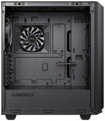  GameMax Precision Black,  , Mid Tower, EATX / ATX / Micro ATX / Mini ITX, 2xUSB 3.0, 1x120  ARGB Fan, 1xCOC Turbo Fan, 443210493 , 6.4  -  5
