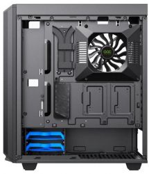 Корпус GameMax Precision Black, без БП, Mid Tower, EATX / ATX / Micro ATX / Mini ITX, 2xUSB 3.0, 1x120 мм ARGB Fan, 1xCOC Turbo Fan, 443х210х493 мм, 6.4 кг - Картинка 6