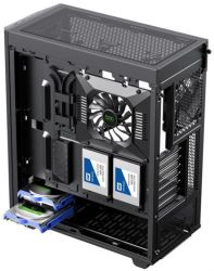 Корпус GameMax Precision Black, без БП, Mid Tower, EATX / ATX / Micro ATX / Mini ITX, 2xUSB 3.0, 1x120 мм ARGB Fan, 1xCOC Turbo Fan, 443х210х493 мм, 6.4 кг - Картинка 7