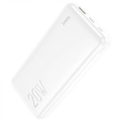 ������������ ������� ������� 20000 mAh, Hoco J87A "Tacker", White, 20 ��, USB / Type-C, PD3.0, QC3.0, LED ��������� ���� ������