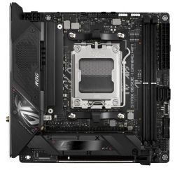 ASUS Материнcька плата ROG STRIX B650E-I GAMING WIFI sAM5 B650 2xDDR5 M.2 HDMI WiFi BT mITX 90MB1BI0-M0EAY0 - Картинка 2