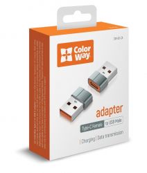  ColorWay Type-C to USB-A, Black (CW-AD-CA) -  3
