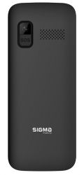   Sigma mobile Comfort 50 Grace, Black, "", 2 Mini-SIM,  2.8"  (320x240), , 6261D,  microSD (max 32GB), FM-, , BT, Cam 0.3Mp, 1700 mAh -  2