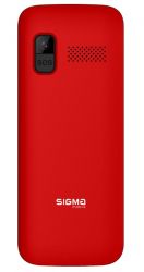   Sigma mobile Comfort 50 Grace, Red, "", 2 Mini-SIM,  2.8"  (320x240), , 6261D,  microSD (max 32GB), FM-, , BT, Cam 0.3Mp, 1700 mAh -  2