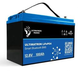    12 100A Ultimatron UBL-12-100S, LiFePO4 Lithium Battery 12.8V 100Ah With Bluetooth And Smart BMS Integrated -  3