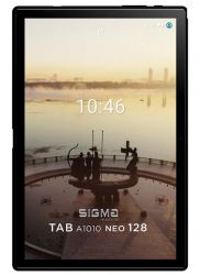  10.1" Sigma Tab A1010 Neo Black, 1920x1200, Unisoc Tiger T610 1.6GHz, RAM 4Gb, ROM 128Gb, MicroSD, GPS, LTE, Wi-Fi, BT, 2 Cam (8 Mp + 5Mp), 8000 mAh, Android 12