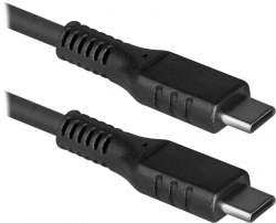  USB Type-C - USB Type-C 1  Defender USB99-03H, Black (87854) -  1