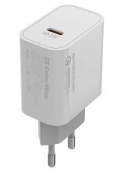   ColorWay PD Port PPS USB Type-C (30W) white (CW-CHS038PD-WT)
