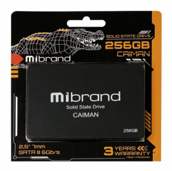 SSD  Mibrand Caiman 256Gb SATA3 2.5" 3D TLC (MI2.5SSD/CA256GBST) -  2
