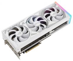  GeForce RTX 4090, Asus, ROG GAMING OC (White Edition), 24Gb GDDR6X, 384-bit, 2xHDMI/3xDP, 2640/21000 MHz, 16-pin (ROG-STRIX-RTX4090-O24G-WHITE) -  3