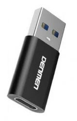  Denmen DU13, USB to Type-C, Black -  1