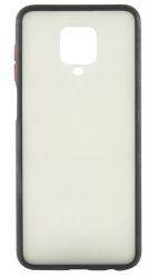     Xiaomi Redmi Note 9 Pro/9s, Gingle Matte Case (strong) Black -  1