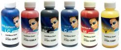   InkTec    Epson Micro Piezo, Black / Cyan / Magenta / Yellow / Light Cyan / Light Magenta, 6x100  (DTI01-100x6) -  1