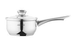 Ківш Ardesto Gemini Gourmet AR1910GSS, Steel, 1л, 14см, з кришкою, нержавіюча сталь, можна мити в посудомийній машині, підходить для використання з усіма типами плит - Картинка 3