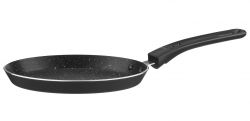 Сковорода для блинов Ardesto Mini Gemini Gourmet AR1918GP Black, 18см, мраморное антипригарное покрытие, БЕЗ крышки, совместимая со всеми видами плит, можно мыть в посудомоечной машине.
