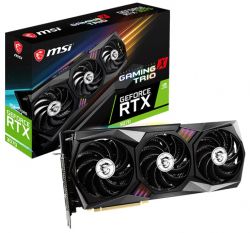  GeForce RTX 3070, MSI, GAMING X TRIO, 8Gb GDDR6, 256-bit, HDMI/3xDP, 1830/14000 MHz, 2x8-pin (RTX 3070 GAMING X TRIO) Refurbished -  1
