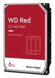   3.5" 6Tb Western Digital Red, SATA3, 256Mb, 5400 rpm (WD60EFAX) (Ref) -  1