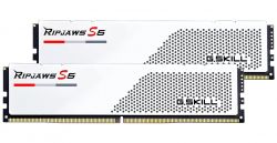 16Gb x 2 (32Gb Kit) DDR5, 6000 MHz, G.Skill Ripjaws S5, White, 32-38-38-96, 1.35V,   (F5-6000J3238F16GX2-RS5W) -  1