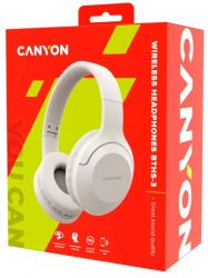 Наушники Canyon BTHS-3 Beige (CNS-CBTHS3BE) - Картинка 5