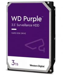   3.5" 3Tb Western Digital Purple, SATA3, 256Mb, 5400 rpm (WD33PURZ)