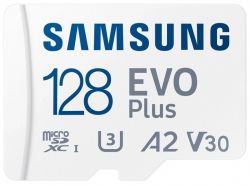  '  ' microSDXC, 128Gb, Class10 UHS-I U3, Samsung EVO Plus, SD  (MB-MC128KA/EU) -  1