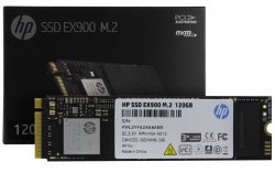 SSD  HP EX900 120Gb M.2 PCI-E 3.0 x4 3D TLC (2YY42AA) -  2