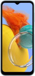  Samsung Galaxy M14 Blue, 2 Nano-SIM, 6.6" (2408x1080, IPS), Samsung Exynos 1330 (8x2.4 GHz), 4GB, 64GB, microSD, 50/2/2Mp+13Mp, 5G, WiFi, BT, NFC, Type-C, 6000 mAh, Android 13 (SM-M146BZBU) -  2
