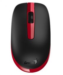   Genius NX-7007, Black/Red, USB 2.4 GHz,  ( BlueEye), 1200 dpi, 3 , 1xAA -  2