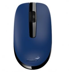   Genius NX-7007, Black/Blue, USB 2.4 GHz,  ( BlueEye), 1200 dpi, 3 , 1xAA -  2