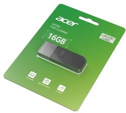 USB Flash Drive 16Gb Acer UP200, Black (BL.9BWWA.509) -  2