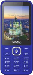   Sigma mobile X-style 31 Power TYPE-C, Blue, 2 Mini-SIM,  2.8"  (240x320), , MediaTek MT6261,  microSD (max 32GB), FM, BT, Cam 0.3Mp, 3100 mAh