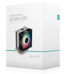    Deepcool AG300 LED, /, 1x92  LED,  Intel 115x/1200/1700, AMD AMx/FMx,  150  (R-AG300-BKLNMN-G) -  9
