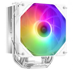    ID-Cooling SE-224-XTS ARGB White, 1x120 , /, Intel: 1700/1200/1150/1151/1155/1156, AMD: AM4/AM5, 120x151x75 , 4-pin PWM,  220 