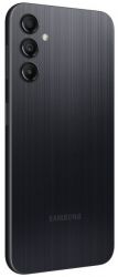  Samsung Galaxy A14 Black, 2 Nano-SIM, 6.6" (2408x1080, PLS), Mediatek Helio G80 (8x2.0 GHz), Mali G52, 4GB, 128GB, microSD, 50/5/2Mp + 13Mp, 4G, WiFi, BT, NFC, Type-C, 5000 mAh, Android 13 (SM-A145FZKV) -  6
