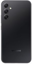  Samsung Galaxy A34 5G Black, 2 Nano-SIM, 6.6" (2408x1080, AMOLED), Mediatek Dimensity 1080 (8x2.6 GHz), 6GB, 128GB, microSD, 48/8/5Mp + 13Mp, 5G, WiFi, BT, NFC, Type-C, 5000 mAh, Android 13 (SM-A346EZKA) -  5