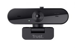 Веб камера Web камера Trust Taxon, Black, 2560x1440/30 fps, USB, вбудований мікрофон, автофокус, автоматичний баланс білого, універсальне кріплення (24732) - Картинка 2