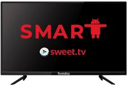  32" Sumato 32HTS03, LED, 1366x768, 60 , Smart TV, DVB-T2/C, HDMI, USB, VESA 200x100