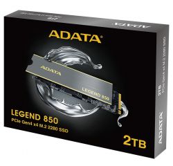 SSD  A-DATA Legend 850 2Tb M.2 PCI-E 3D TLC (ALEG-850-2TCS) -  3