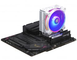    Cooler Master Hyper 212 Halo White Edition, /, 1x120  RGB,  Intel 115x/1200/1700, AMD AMx/FMx (RR-S4WW-20PA-R1) -  6